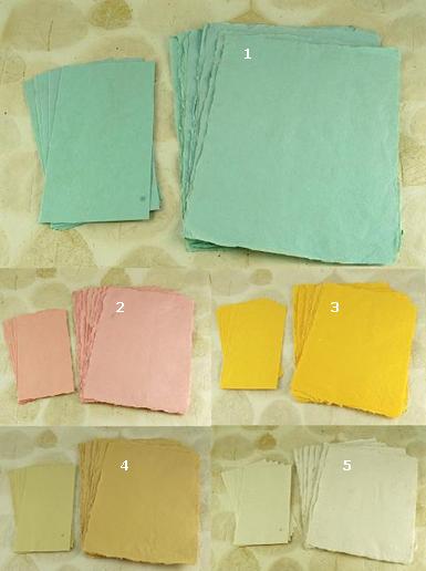 Indipaper - A4 deckled border sheets with envelopes (A4 deckled border sheets with envelopes)